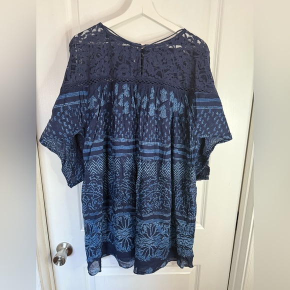 Free People Women’s Navy Sun Daze Minidress - Size Medium - Picture 4 of 8